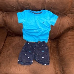 Nautica matching set 6-9 months